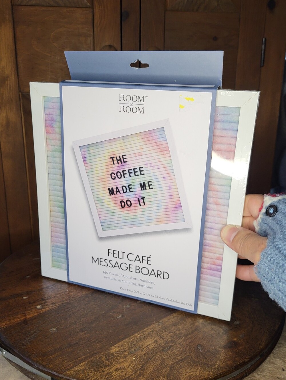Felt Café Message Board - Pastel Rainbow